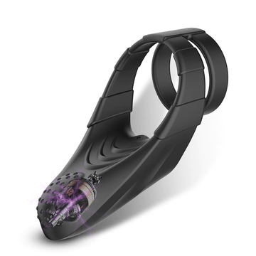 Male Cock Ring Vibrator / Adult Penis Massager / Soft Silicone Sex Toy Ring - EVE's SECRETS